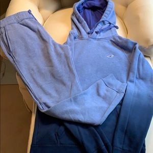 Hollister Boys Ombré Blue Sweatpants and Hoodie.